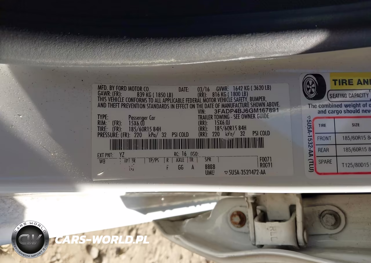 2016 Ford Fiesta Se VIN:3FADP4BJ6GM167891 - 9