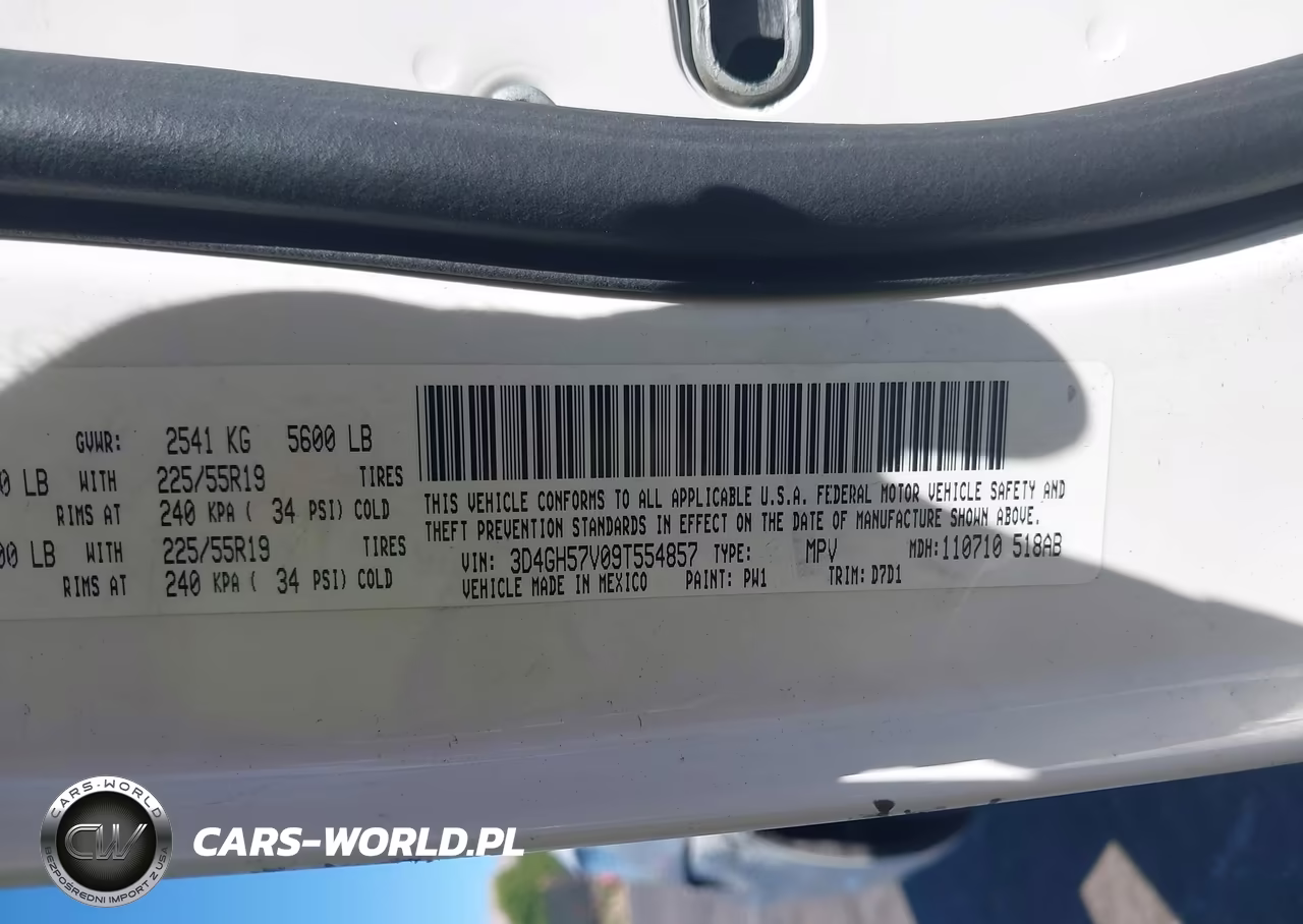 2009 Dodge Journey Sxt VIN:3D4GH57V09T554857 - 9