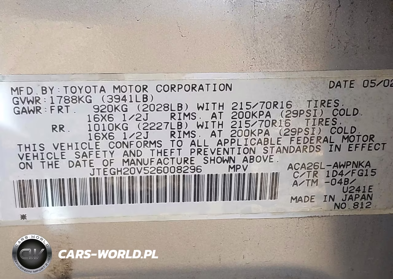 2002 Toyota Rav4 VIN:JTEGH20V526008296 - 9