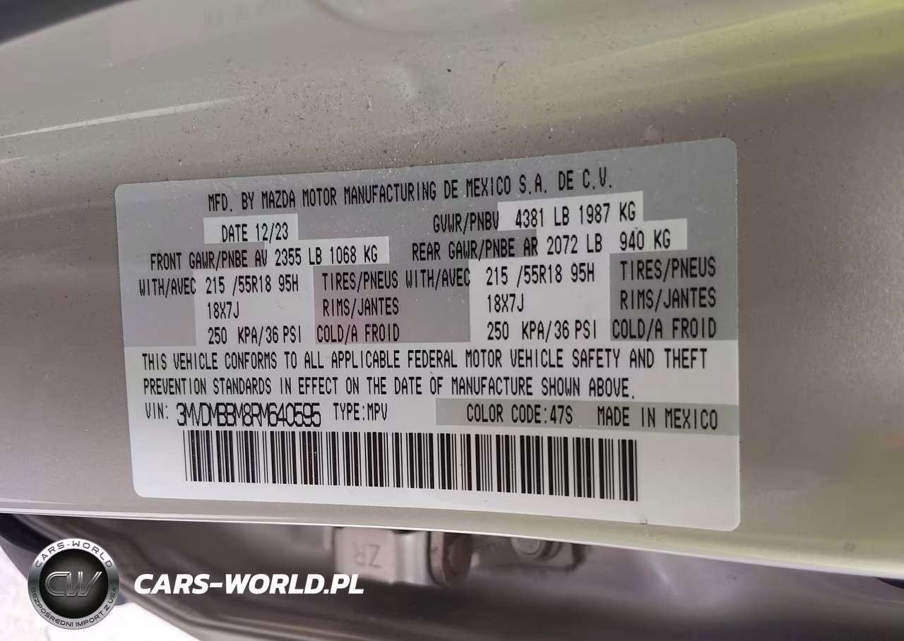 2024 Mazda Cx-30 2.5 S Select Sport VIN:3MVDMBBM8RM640595 - 9