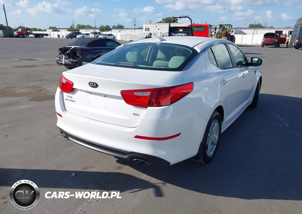 2015 Kia Optima Lx VIN:5XXGM4A75FG426344 - 4