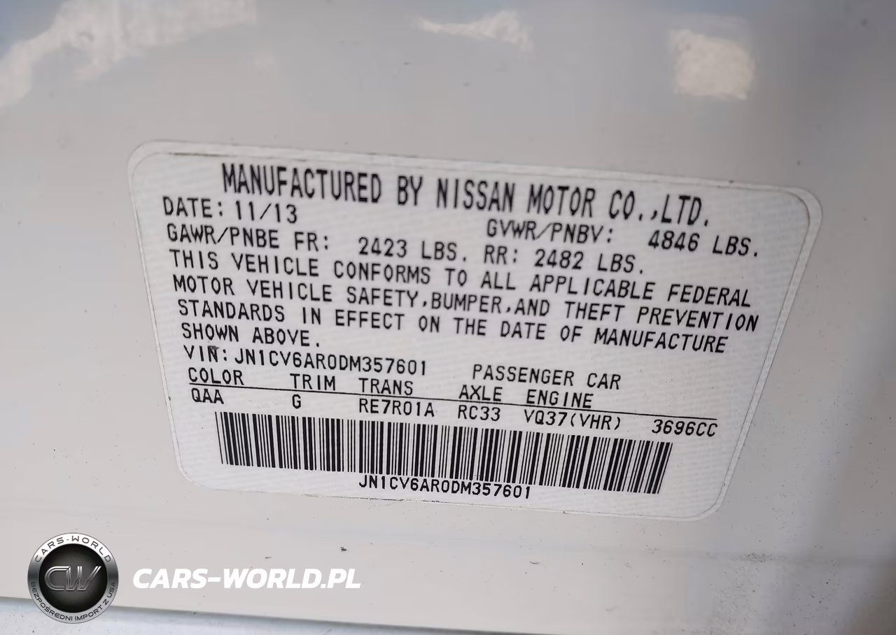 2013 Infiniti G37X VIN:JN1CV6AR0DM357601 - 9