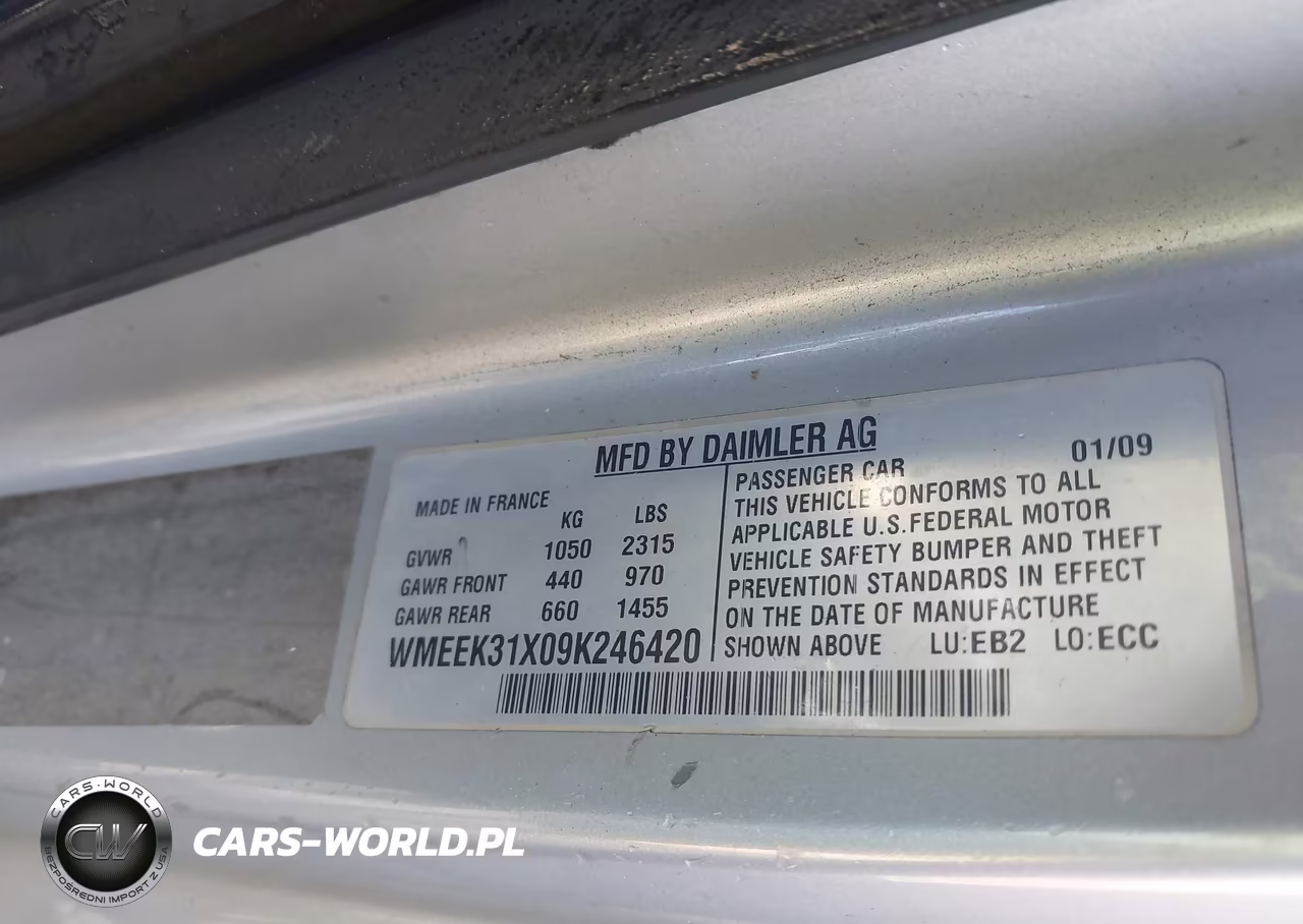 2009 Smart Fortwo Brabus-Passion VIN:WMEEK31X09K246420 - 9