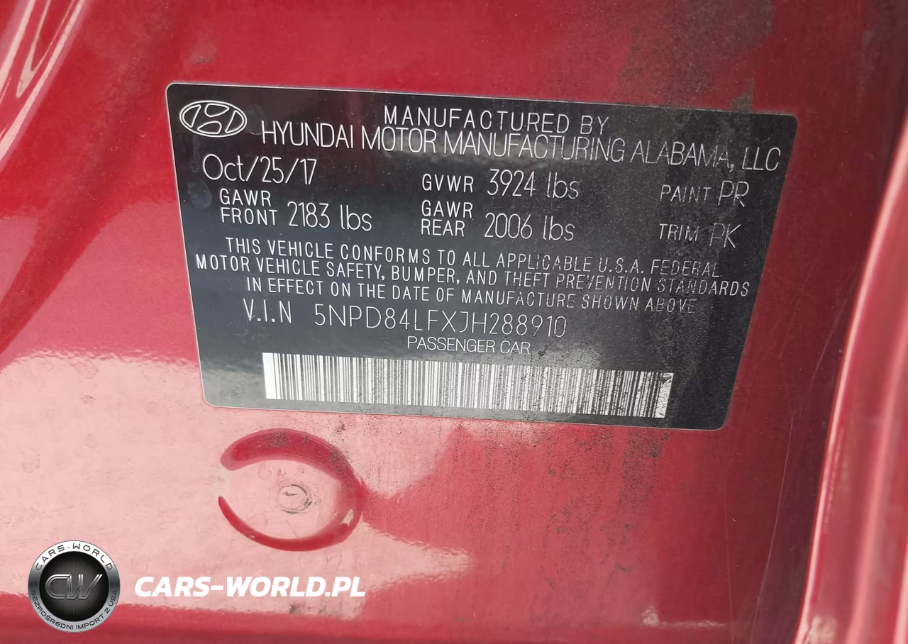 2018 Hyundai Elantra Sel VIN:5NPD84LFXJH288910 - 9