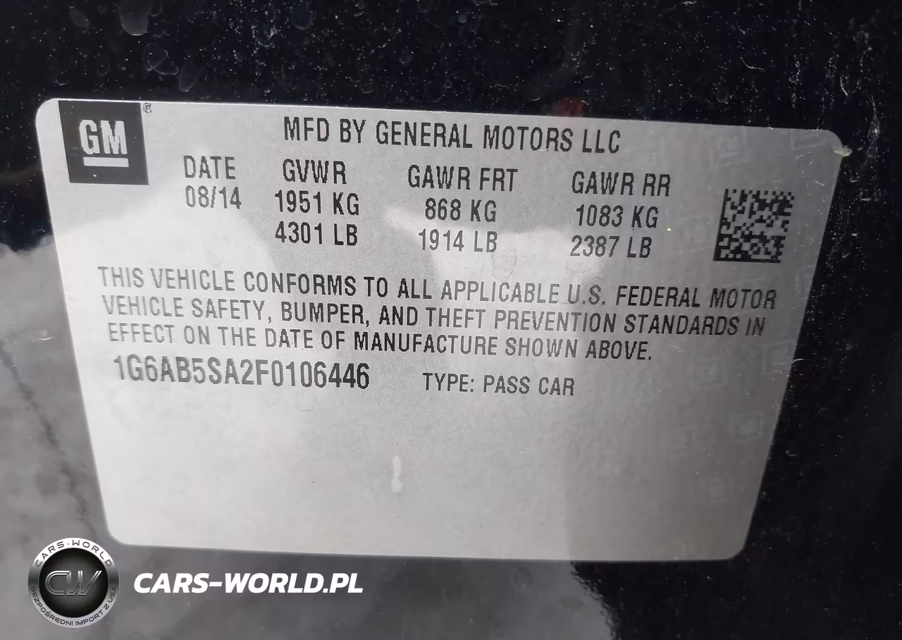 2015 Cadillac Ats Luxury VIN:1G6AB5SA2F0106446 - 9