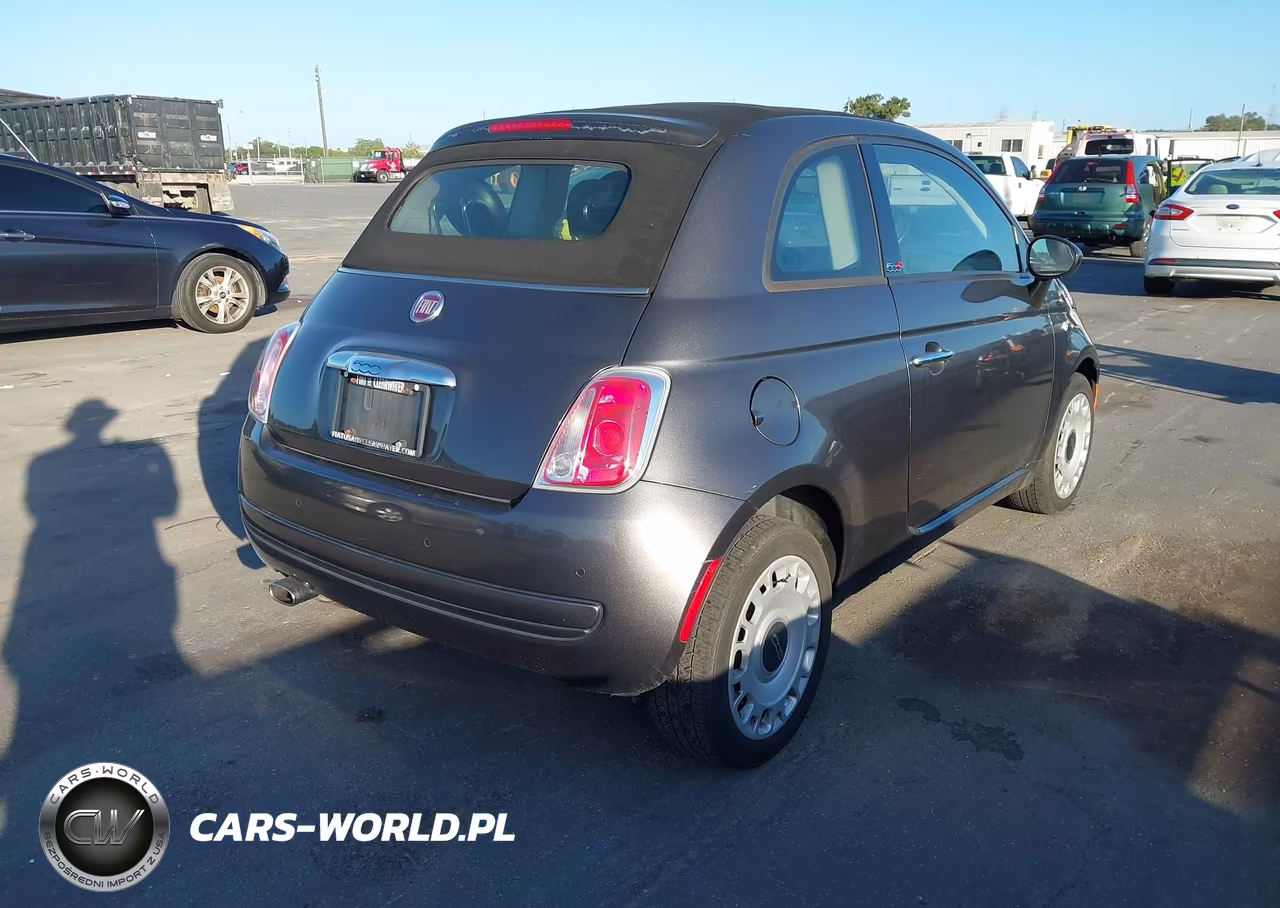 2015 Fiat 500C Pop VIN:3C3CFFDR8FT555883 - 4