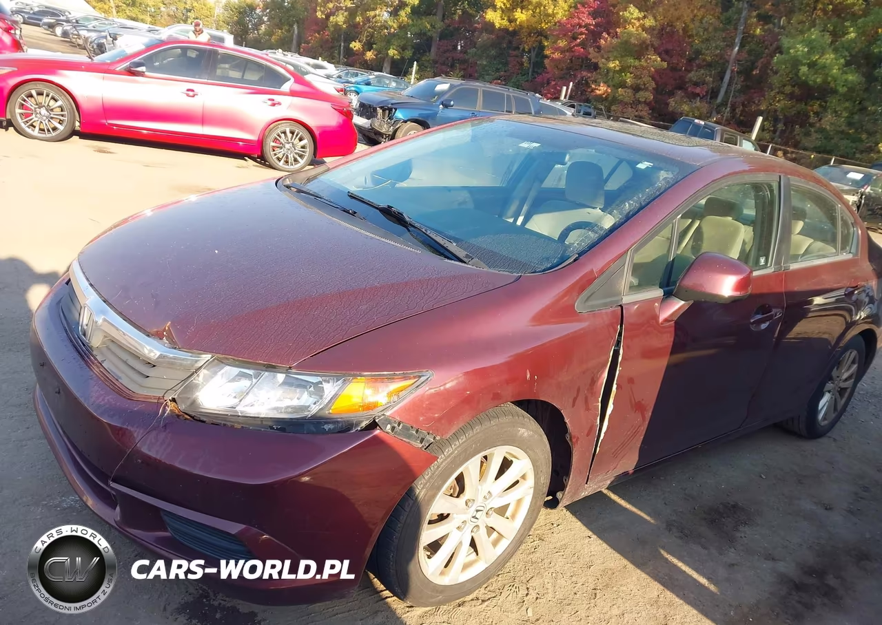 2012 Honda Civic Ex VIN:19XFB2F87CE362125 - 2