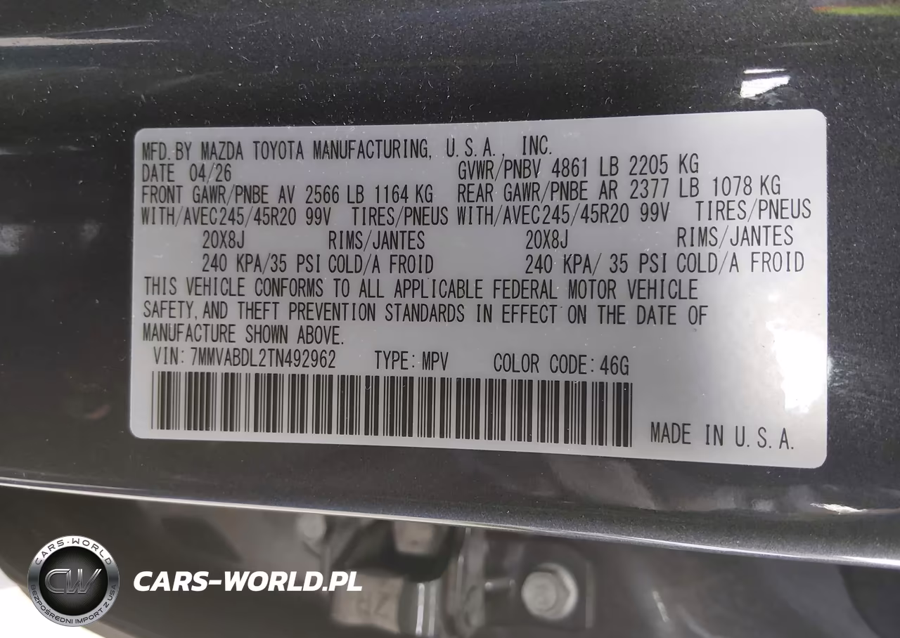 2026 Mazda Cx-50 2.5 S Premium VIN:7MMVABDL2TN492962 - 9