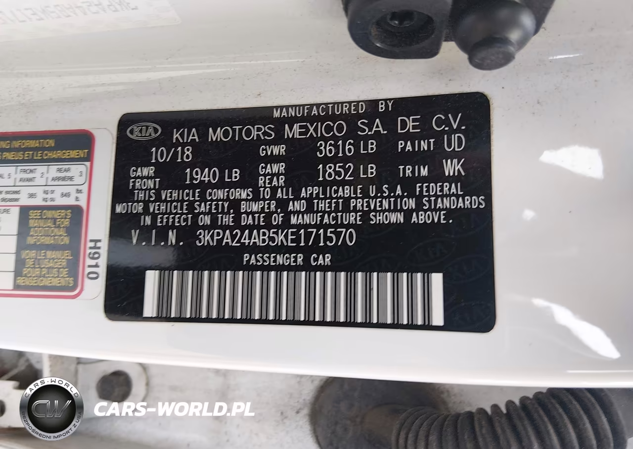 2019 Kia Rio S VIN:3KPA24AB5KE171570 - 9