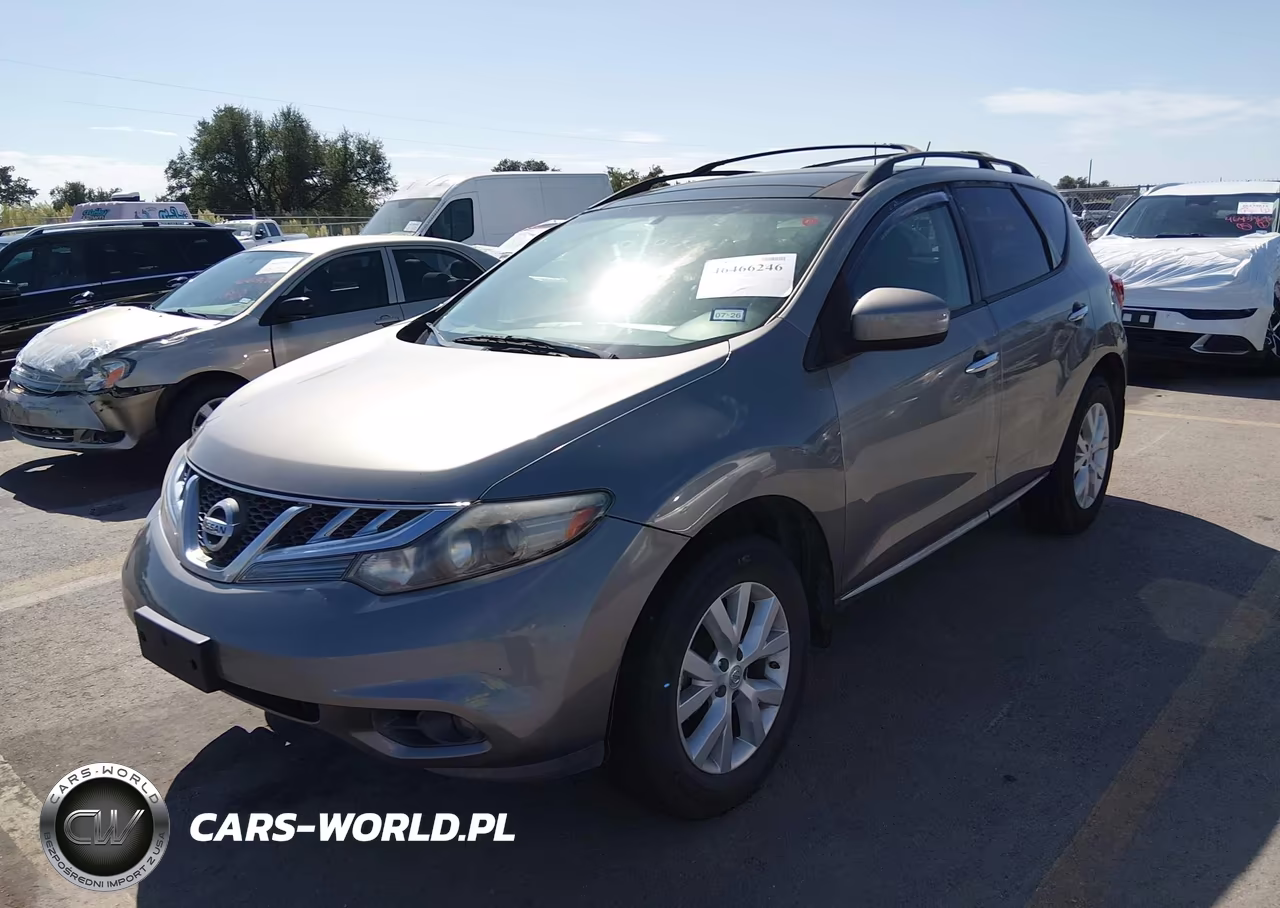 2011 Nissan Murano Sv VIN:JN8AZ1MU1BW057728 - 2