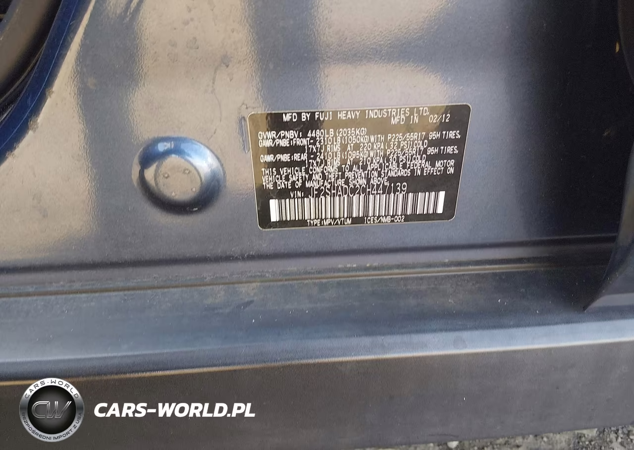 2012 Subaru Forester 2.5X Premium VIN:JF2SHADC2CH447139 - 9