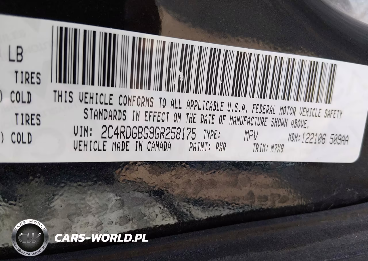 2016 Dodge Grand Caravan Se Plus VIN:2C4RDGBG9GR258175 - 9