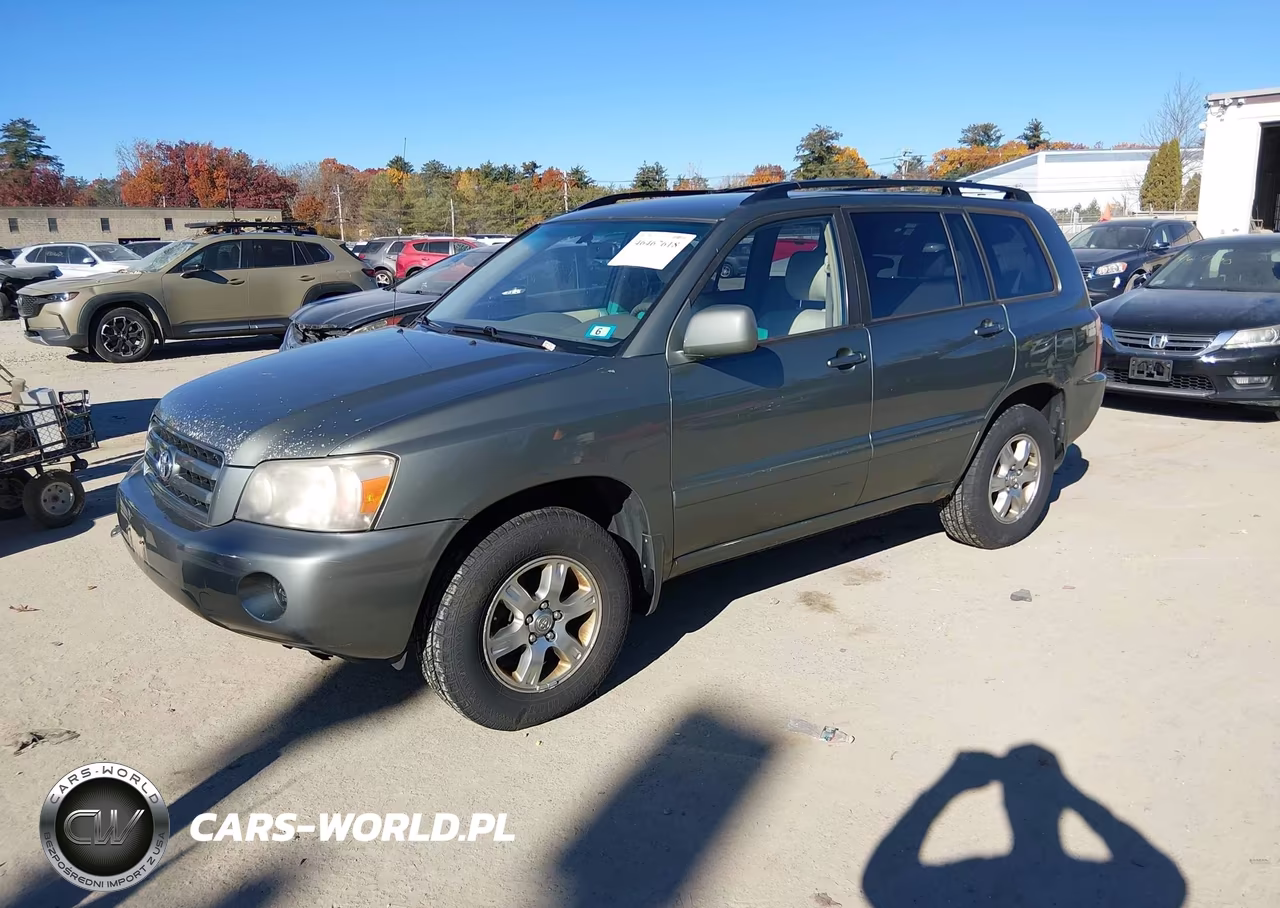 2007 Toyota Highlander V6 VIN:JTEEP21A070205490 - 2