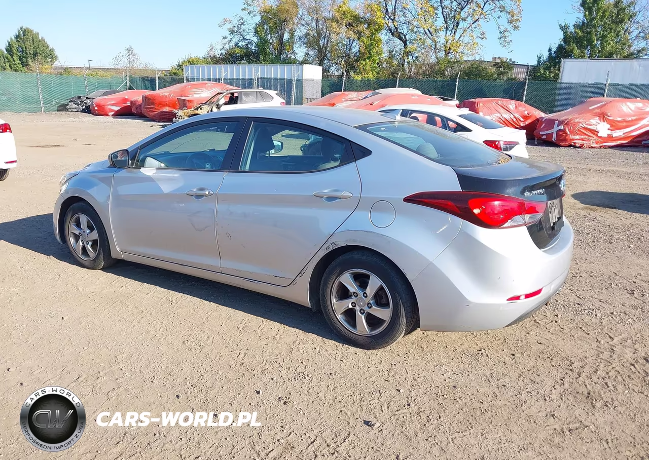 2014 Hyundai Elantra Se VIN:5NPDH4AE5EH498184 - 3