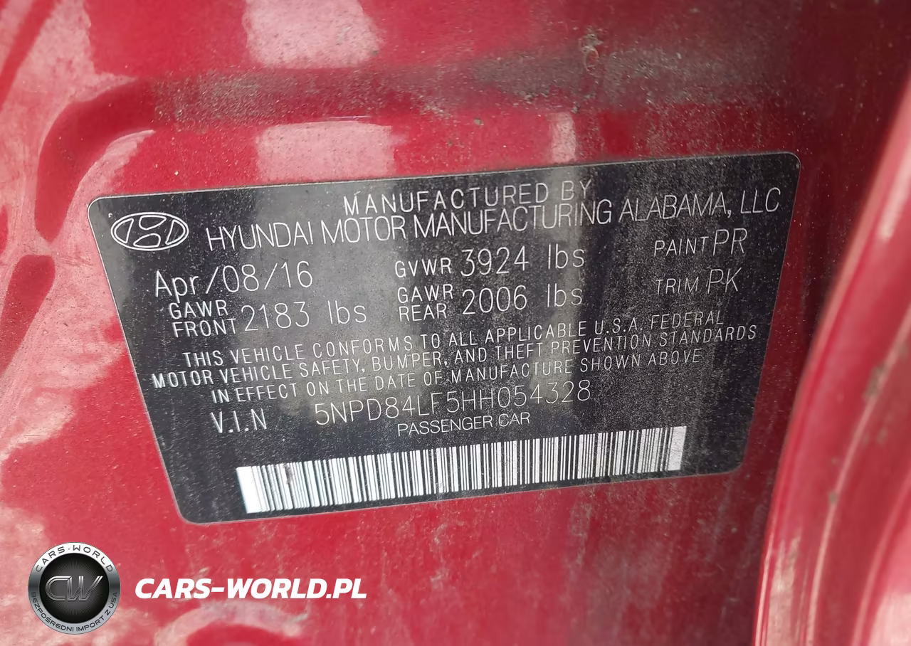 2017 Hyundai Elantra Se VIN:5NPD84LF5HH054328 - 9