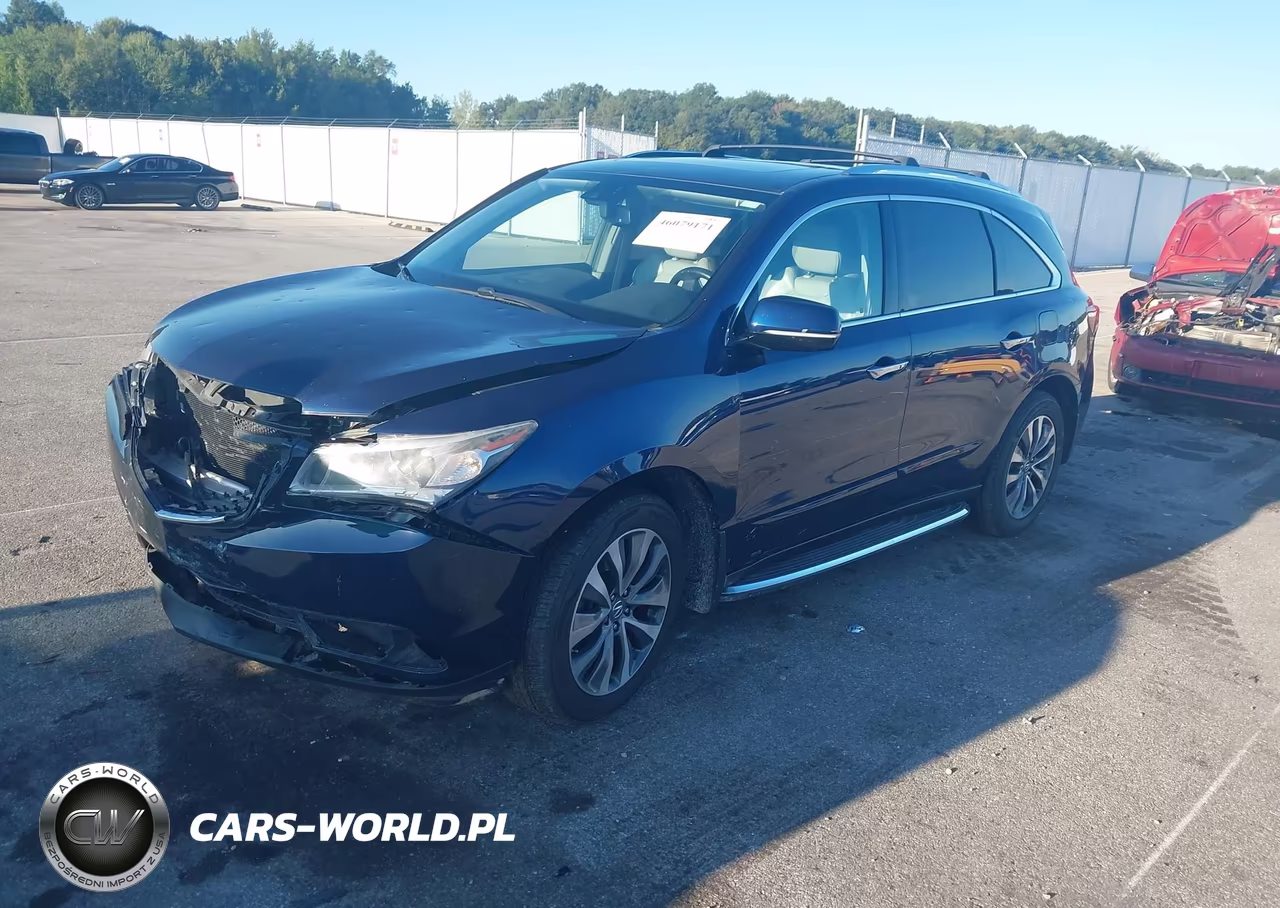 2015 Acura Mdx Technology Package VIN:5FRYD3H47FB005396 - 2