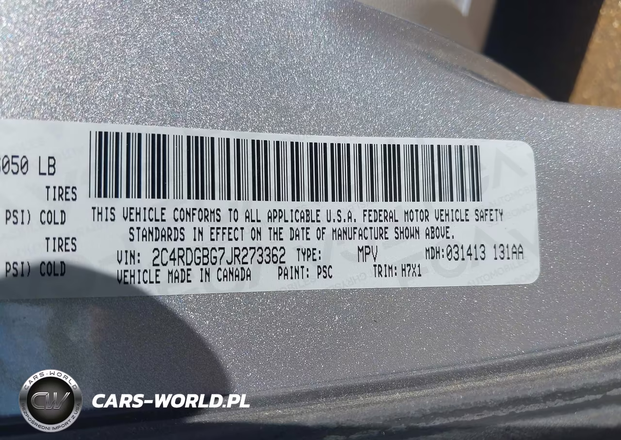 2018 Dodge Grand Caravan Se VIN:2C4RDGBG7JR273362 - 9