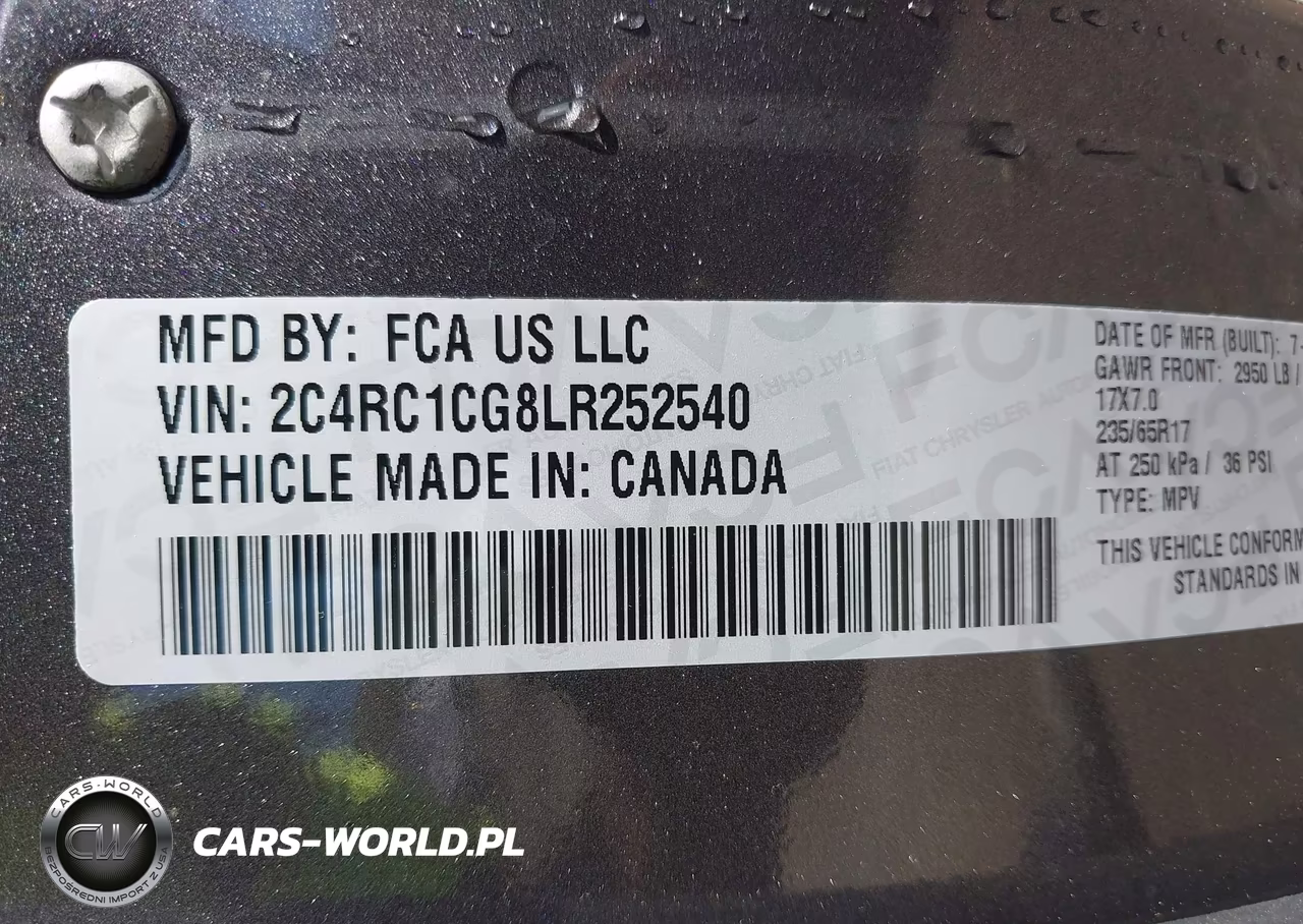 2020 Chrysler Voyager Lx VIN:2C4RC1CG8LR252540 - 9