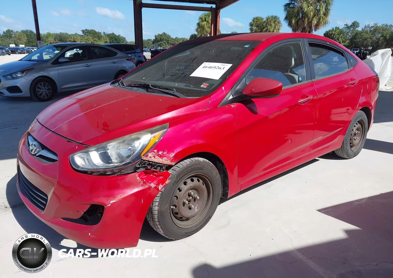 2013 Hyundai Accent Gls VIN:KMHCT4AE7DU310646 - 2