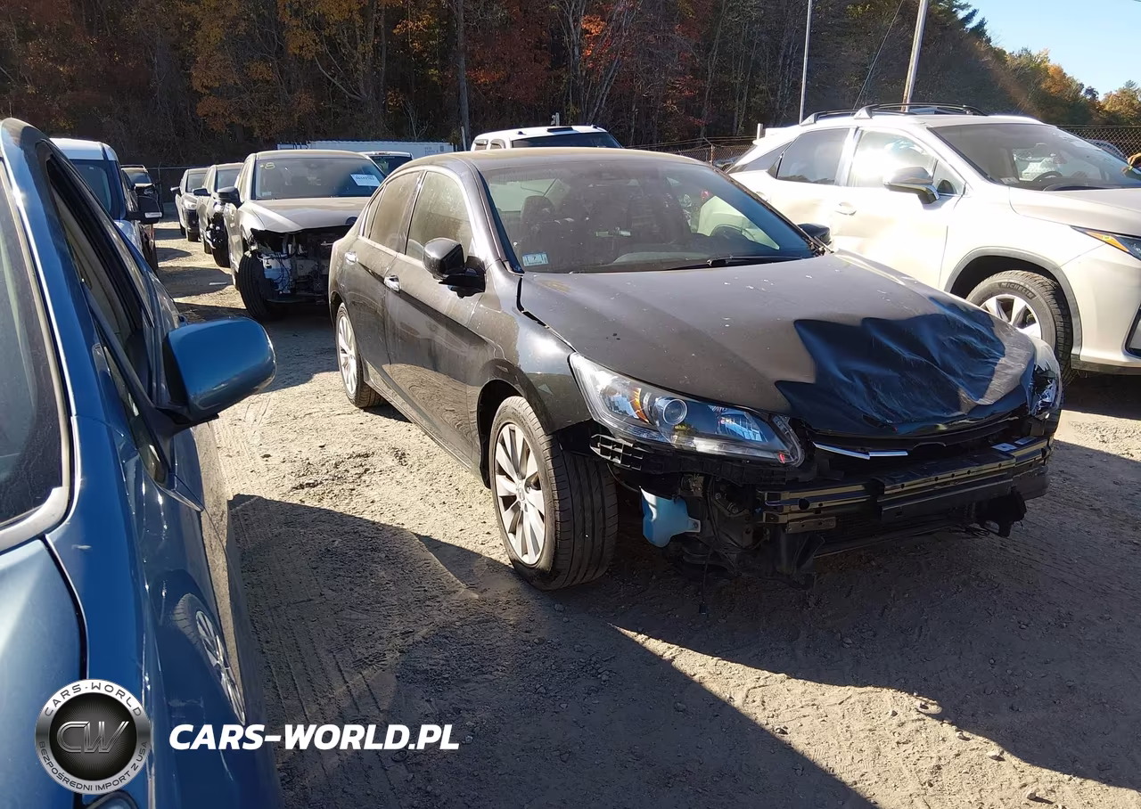 2014 Honda Accord Ex-L V-6 VIN:1HGCR3F86EA041267 - 1