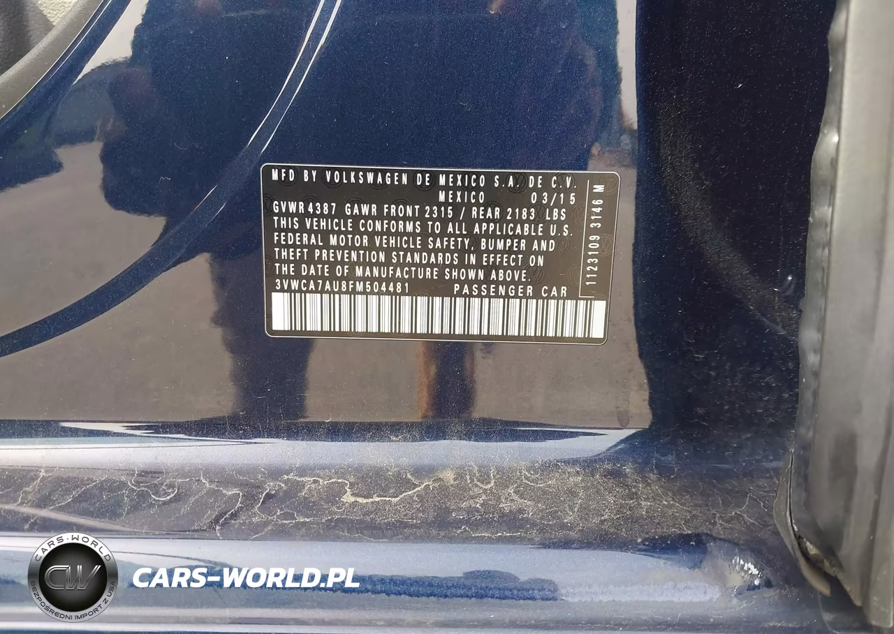 2015 Volkswagen Golf Sportwagen Tdi Se 4-Door VIN:3VWCA7AU8FM504481 - 9