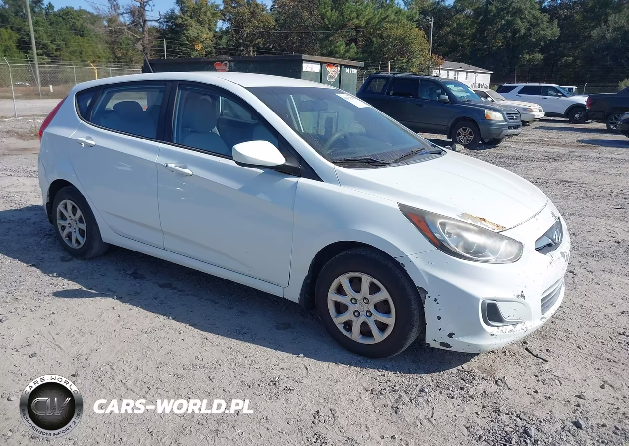 2012 Hyundai Accent Gs VIN:KMHCT5AE8CU030013 - 1