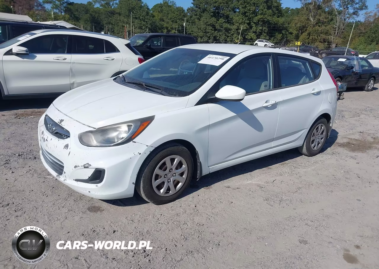2012 Hyundai Accent Gs VIN:KMHCT5AE8CU030013 - 2