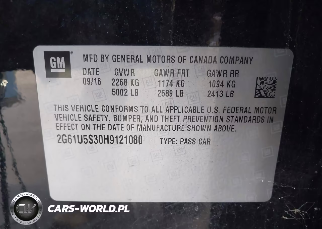 2017 Cadillac Xts W20 Livery Package VIN:2G61U5S30H9121080 - 9