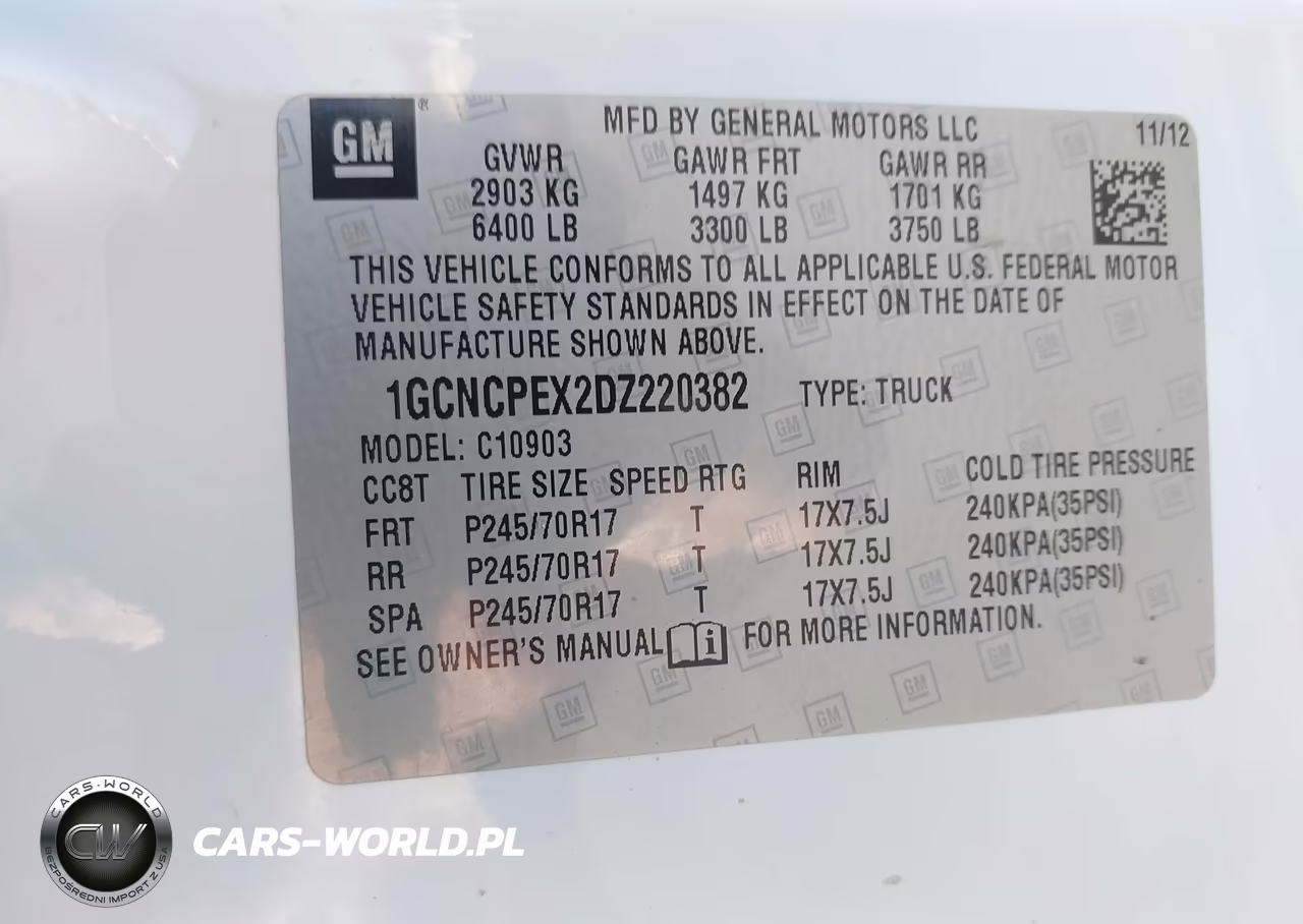 2013 Chevrolet Silverado 1500 Work Truck VIN:1GCNCPEX2DZ220382 - 9
