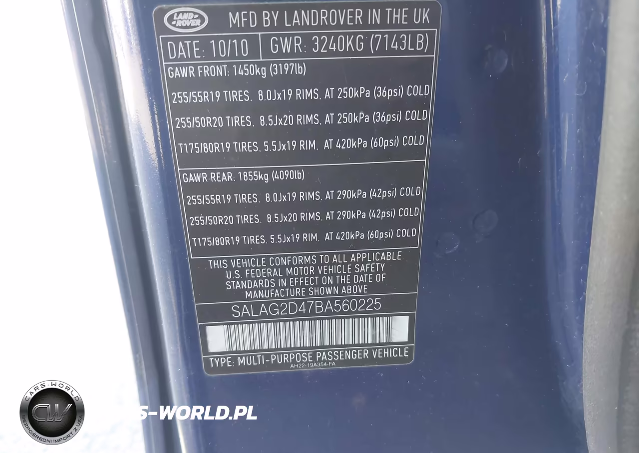 2011 Land Rover Lr4 VIN:SALAG2D47BA560225 - 9