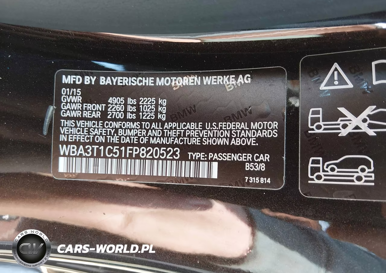 2015 BMW 428I xDrive VIN:WBA3T1C51FP820523 - 9