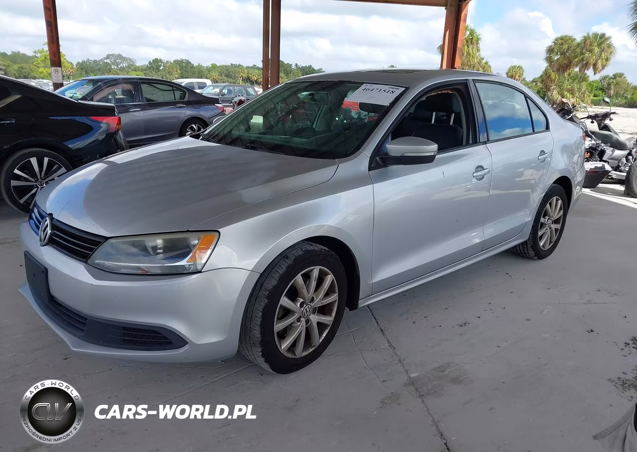 2012 Volkswagen Jetta 2.5L Se VIN:3VWDP7AJXCM374854 - 2