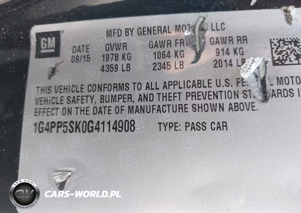 2016 Buick Verano VIN:1G4PP5SK0G4114908 - 9