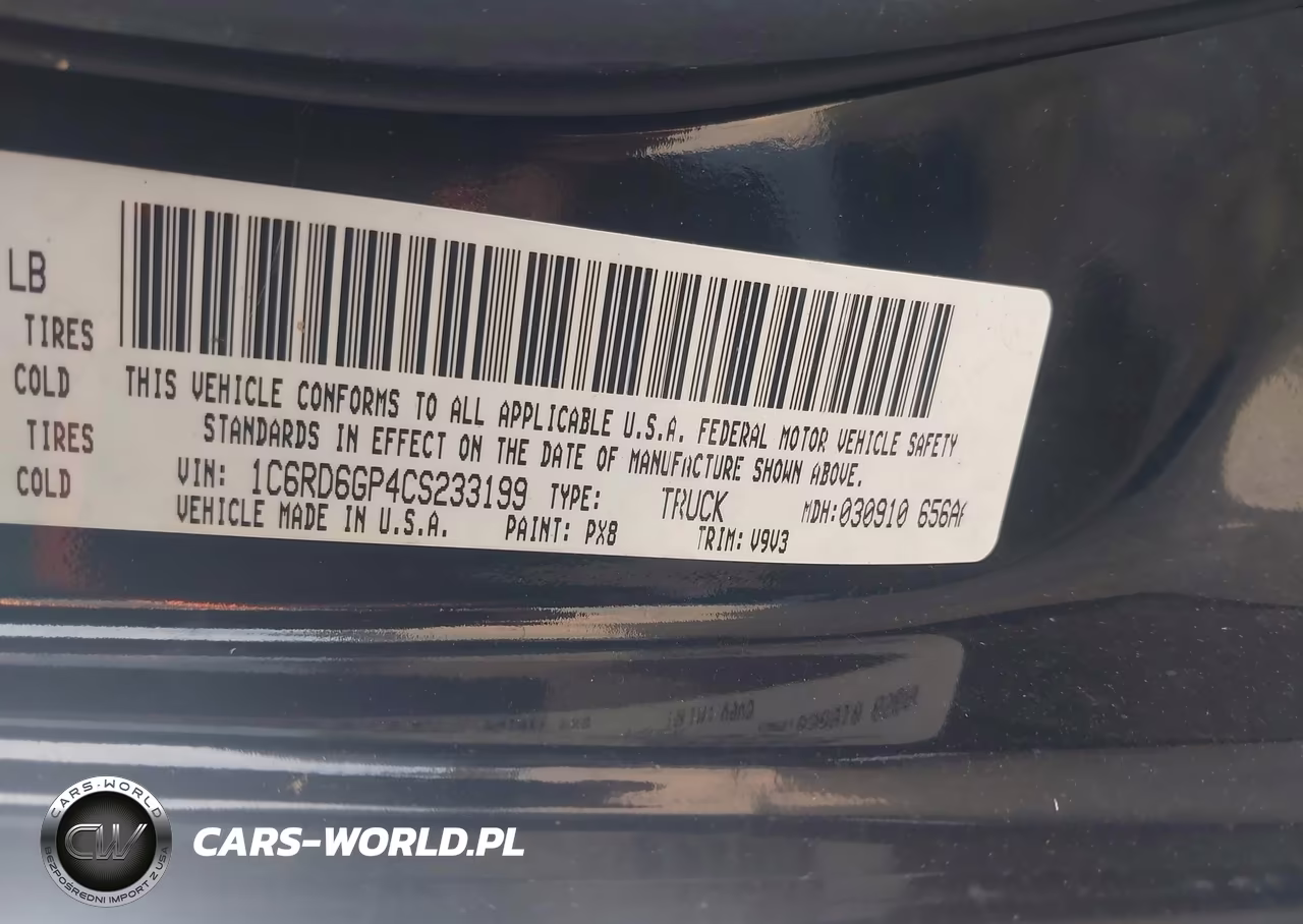 2012 Ram 1500 Slt VIN:1C6RD6GP4CS233199 - 9