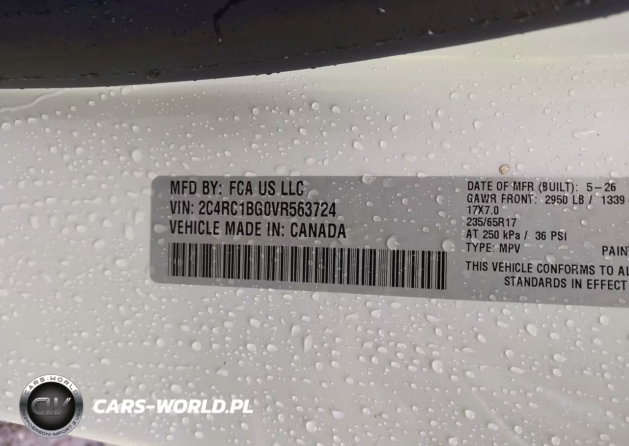 2027 Chrysler Pacifica VIN:2C4RC1BG0VR563724 - 9
