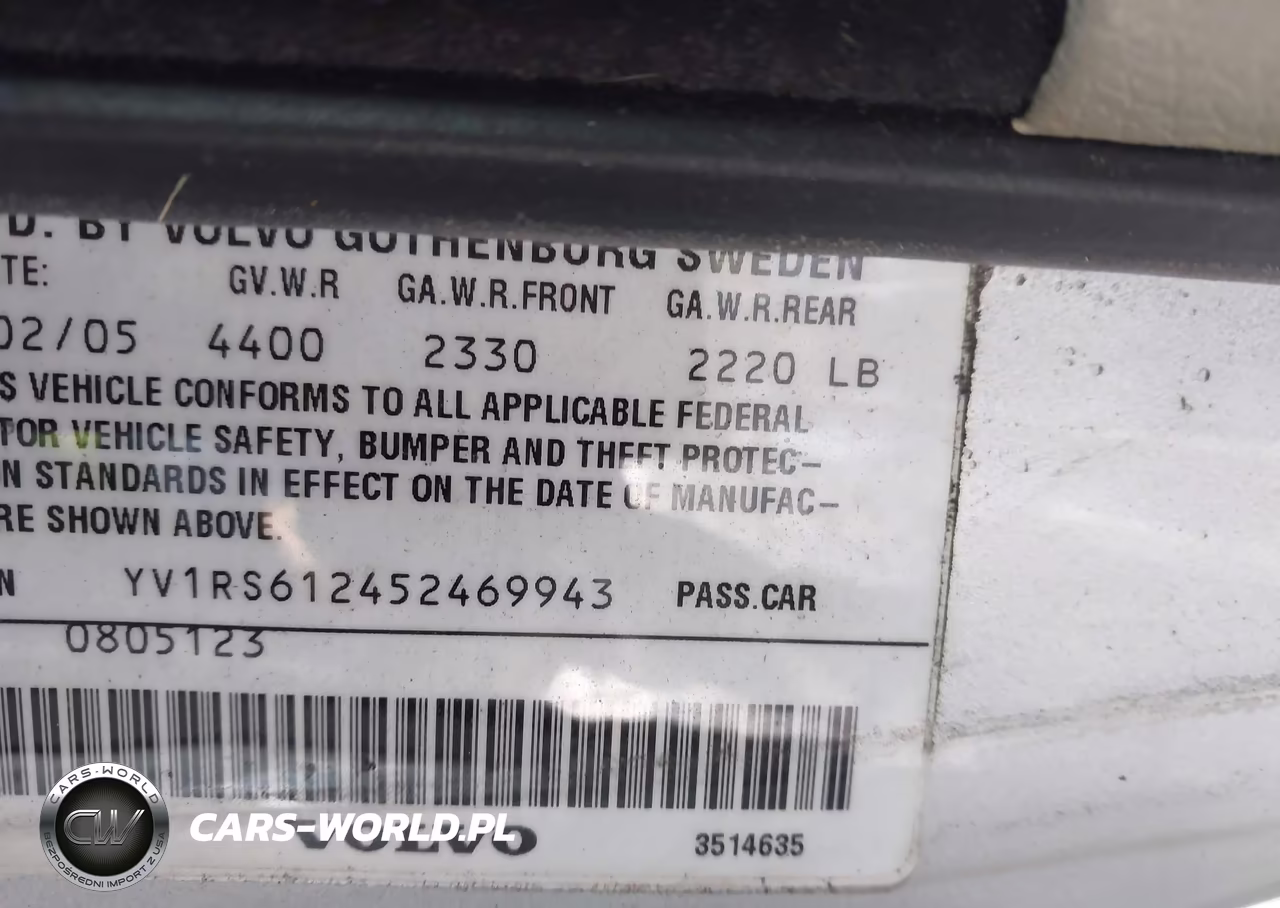 2005 Volvo S60 2.4 VIN:YV1RS612452469943 - 9