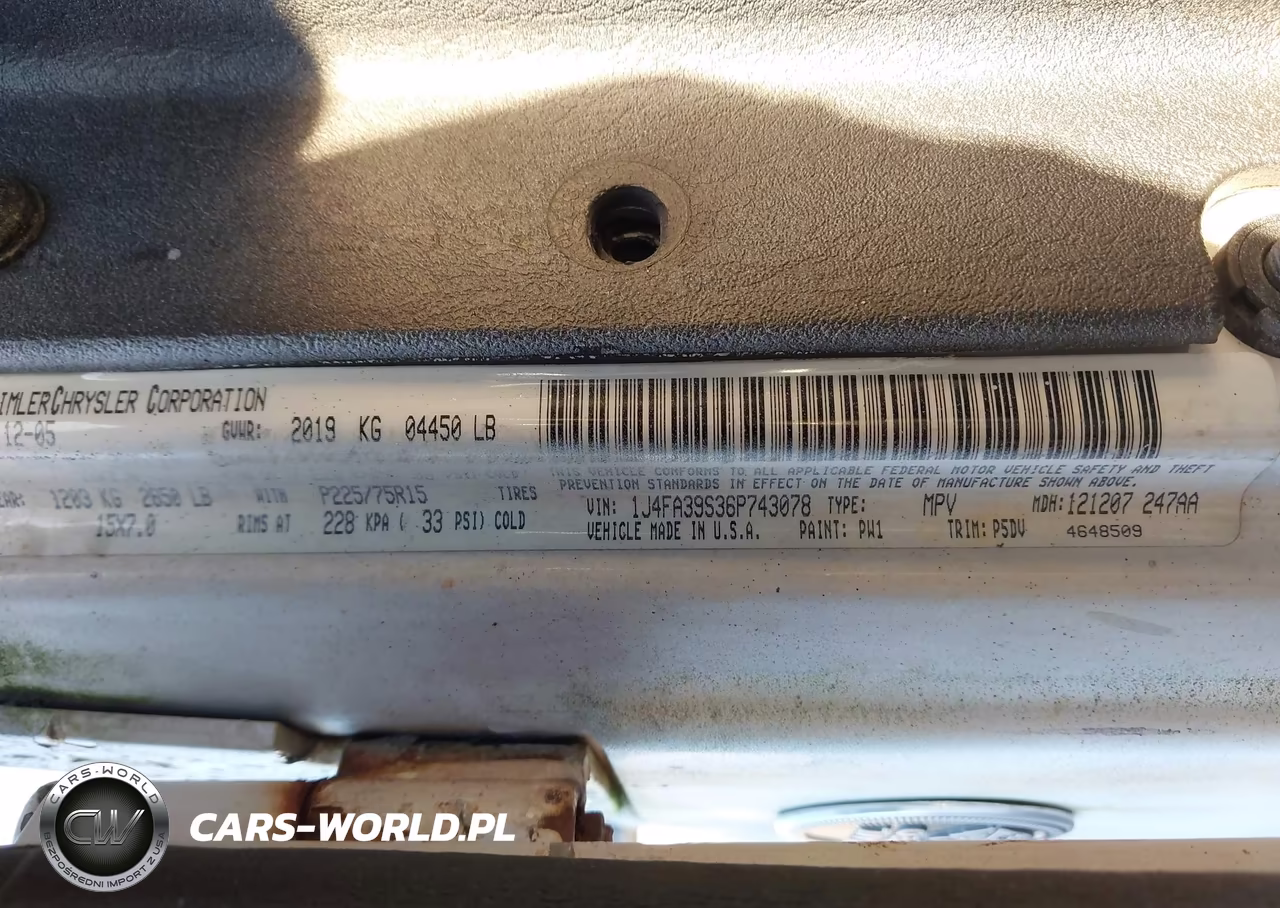 2006 Jeep Wrangler X VIN:1J4FA39S36P743078 - 9
