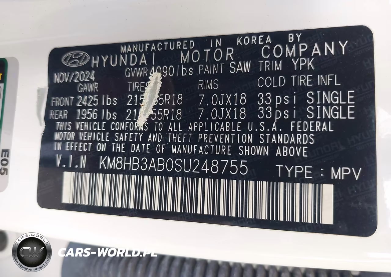 2025 Hyundai Kona Sel VIN:KM8HB3AB0SU248755 - 9