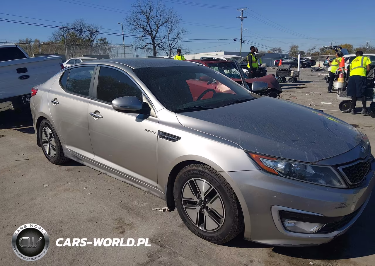 2013 Kia Optima Hybrid Lx VIN:KNAGM4ADXD5061728 - 6