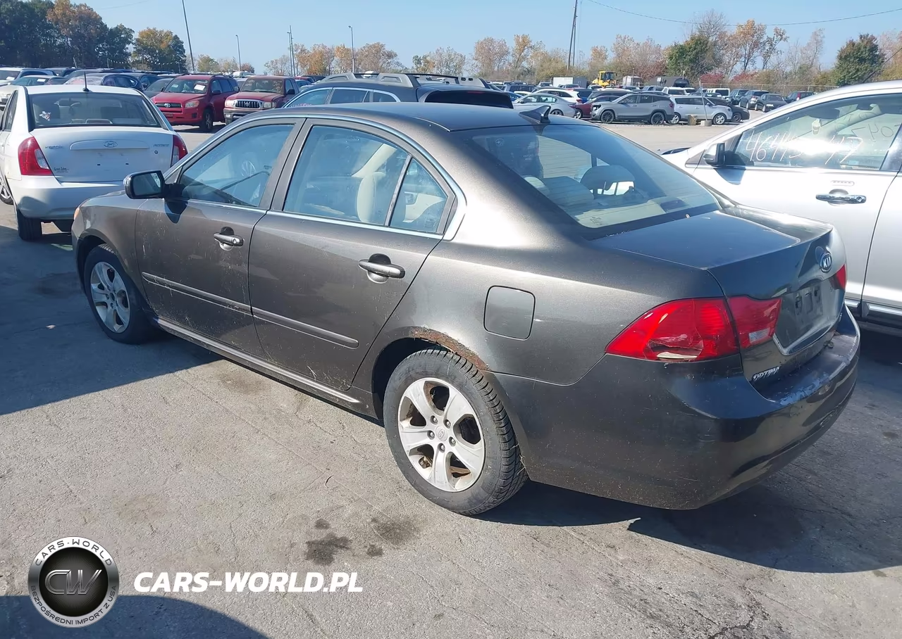 2009 Kia Optima Lx VIN:KNAGE228X95353485 - 3