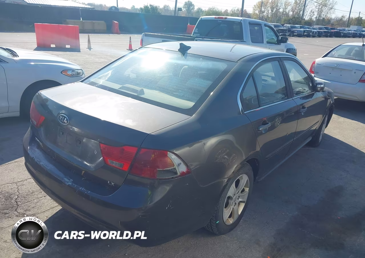 2009 Kia Optima Lx VIN:KNAGE228X95353485 - 4