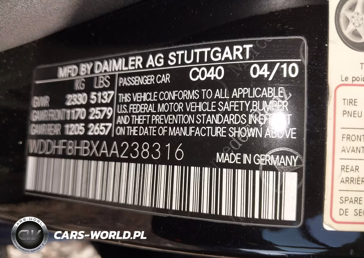2010 Mercedes-Benz E 350 4Matic VIN:WDDHF8HBXAA238316 - 9