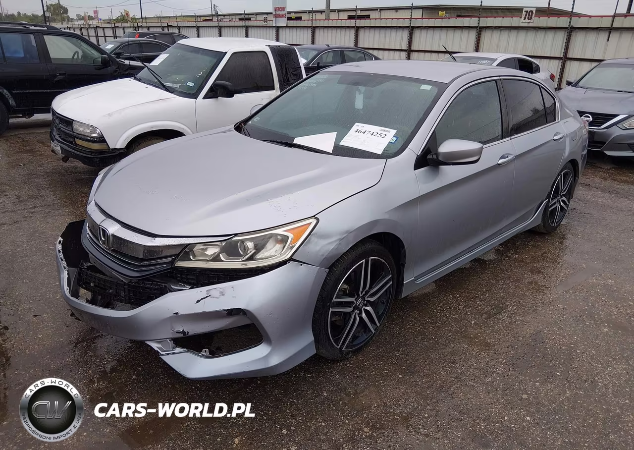 2016 Honda Accord Sport VIN:1HGCR2F50GA229799 - 2