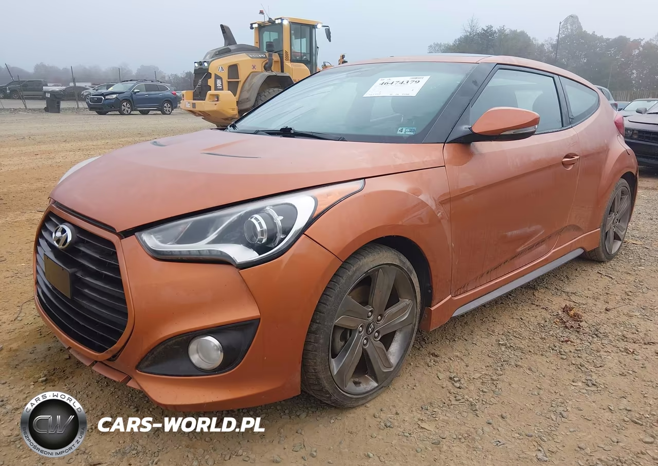2015 Hyundai Veloster Turbo VIN:KMHTC6AE0FU241085 - 2