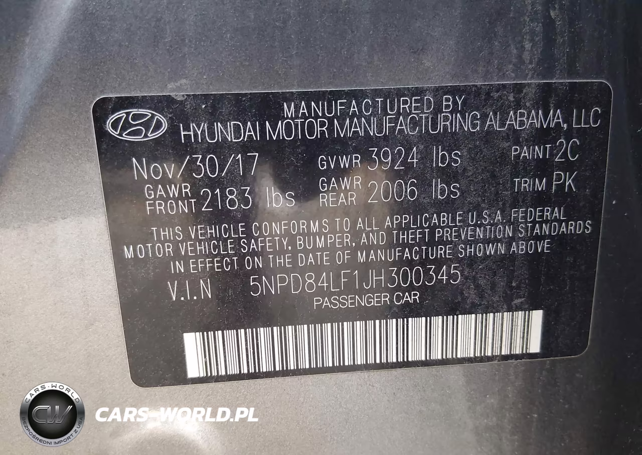 2018 Hyundai Elantra Sel VIN:5NPD84LF1JH300345 - 9