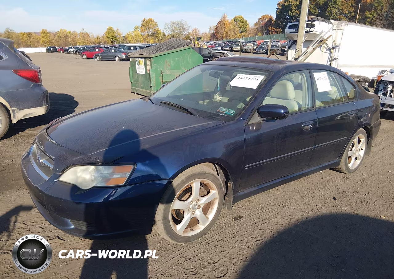 2007 Subaru Legacy 2.5I VIN:4S3BL616X77210452 - 2