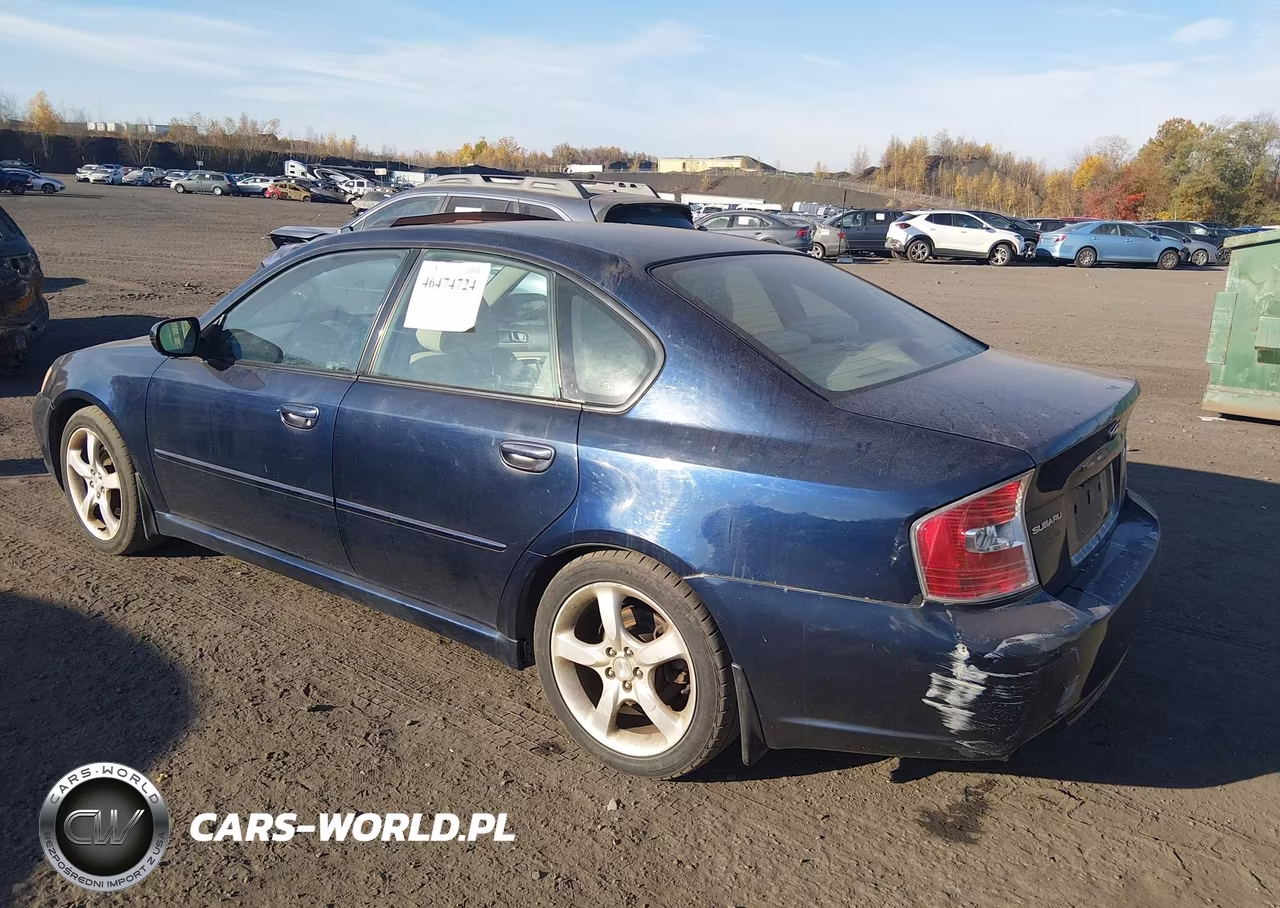 2007 Subaru Legacy 2.5I VIN:4S3BL616X77210452 - 3