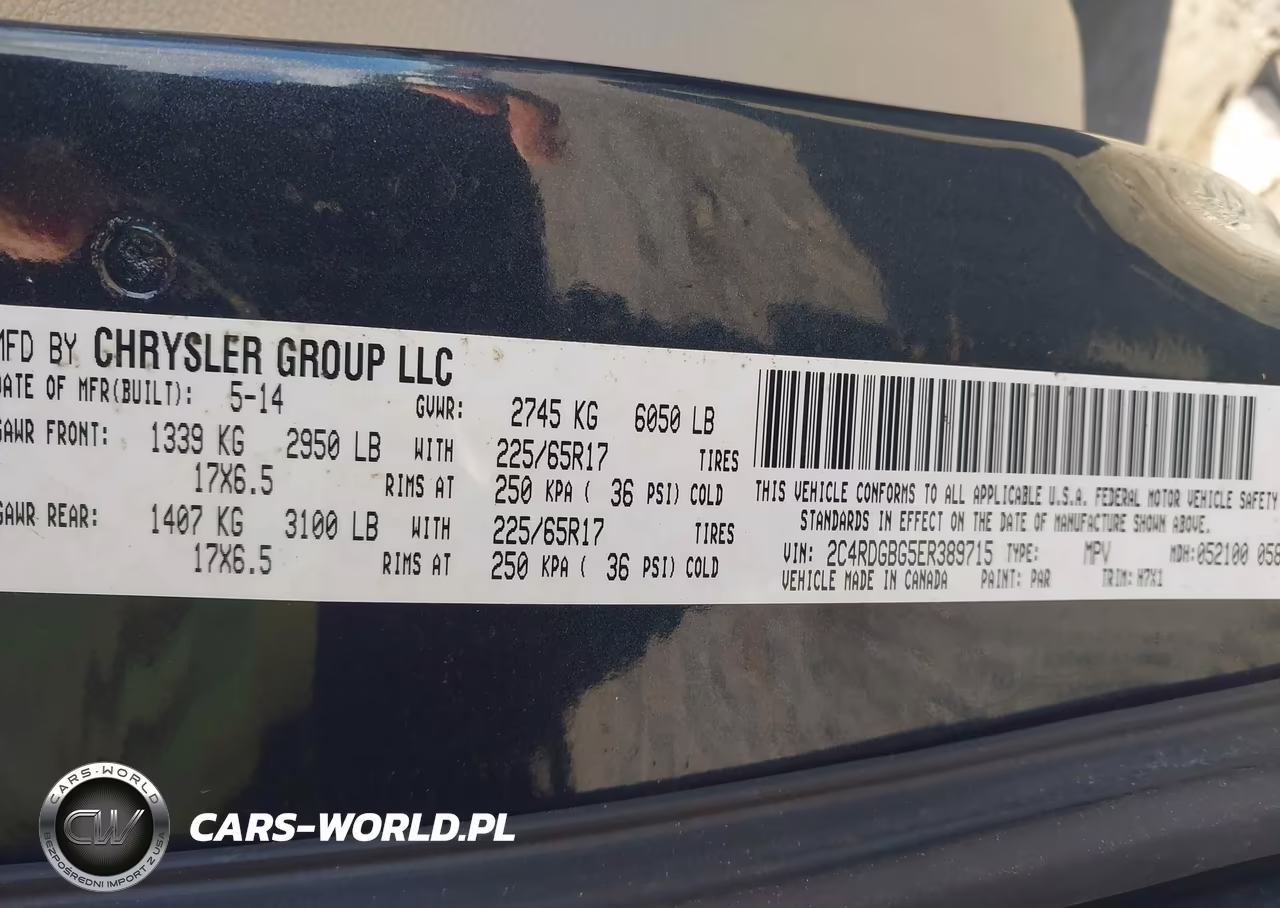 2014 Dodge Grand Caravan Se VIN:2C4RDGBG5ER389715 - 9