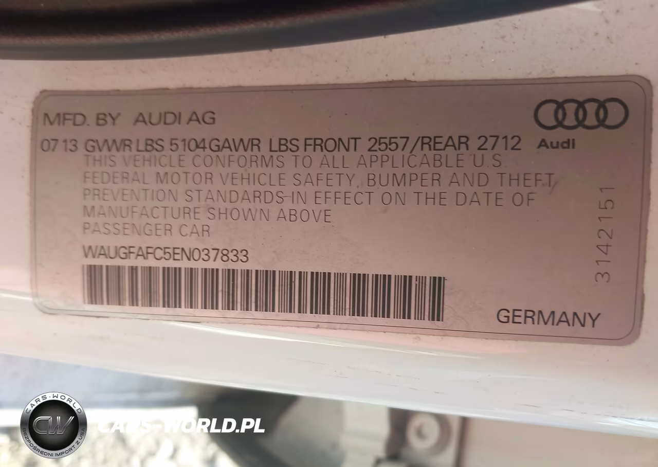 2014 Audi A6 2.0T Premium VIN:WAUGFAFC5EN037833 - 9