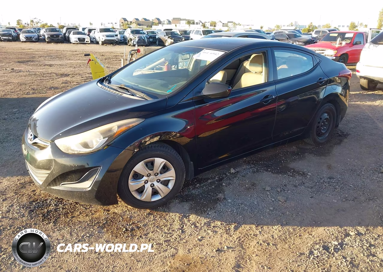 2016 Hyundai Elantra Se VIN:KMHDH4AEXGU481336 - 2